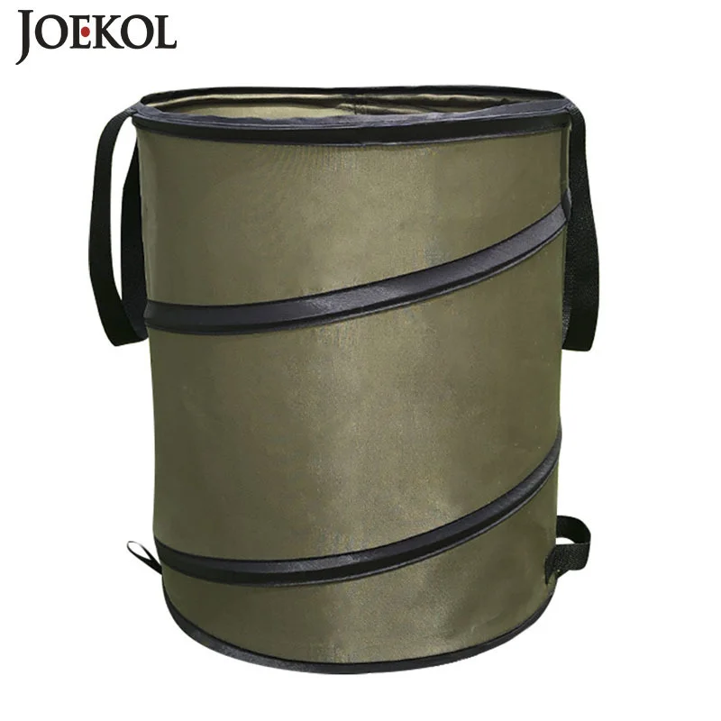 Poubelle De Jardin Portable Pliable, Sac De Stockage Des Déchets  D'extérieur, Pour Feuilles De Jardin, Camping, Bac De Collecte Des Herbes -  Cour Poubelles - AliExpress