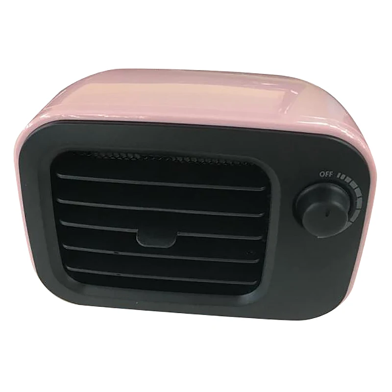

Portable Desktop Heater Fan Mini Heater Home Office Heater PTC Air Heater-EU Plug Pink