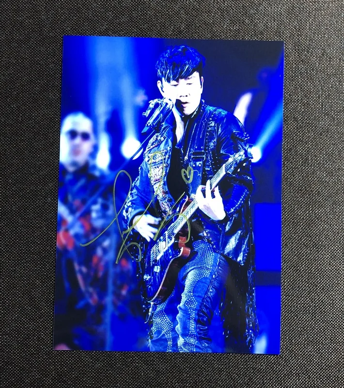 Ручная подписка JJ Lin фото с автографом автографы 5*7 89L