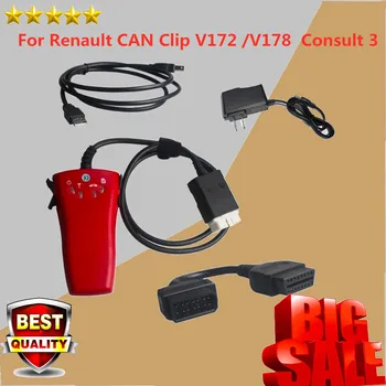 

2 in 1 Diagnostic Tool For Renault CAN Clip V172 V178 Consult 3 III Nissan Scanner Auto Self-diagnostic Tools