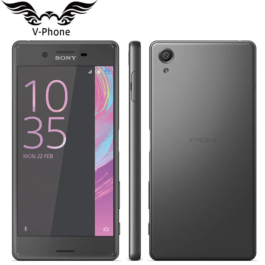 5 дюймов sony Xperia X F5121, 3 Гб оперативной памяти, 32 Гб встроенной памяти, мобильный телефон, 4G LTE Snapdragon 650 23MP 13MP NFC 2620 мА/ч, мировом смартфонов