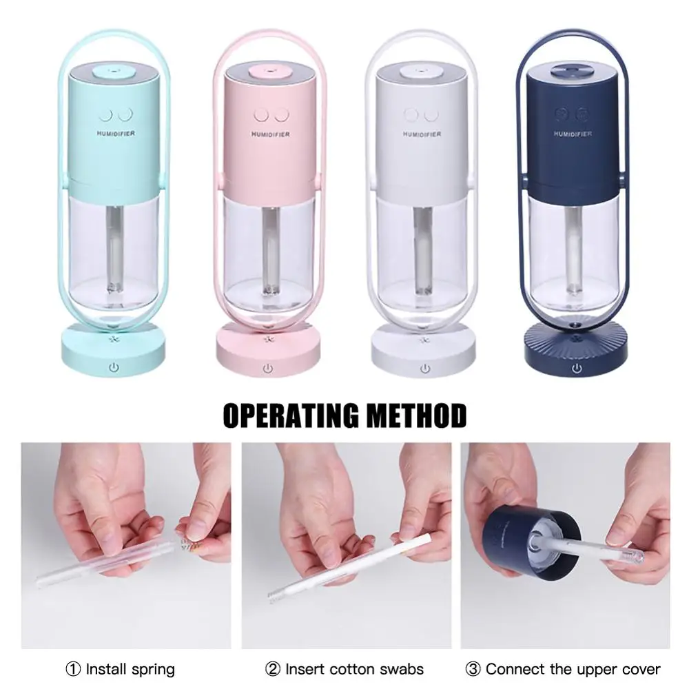 

Desktop Mini Silent Night Light Atomization Portable USB Negative Ion Household Humidifier