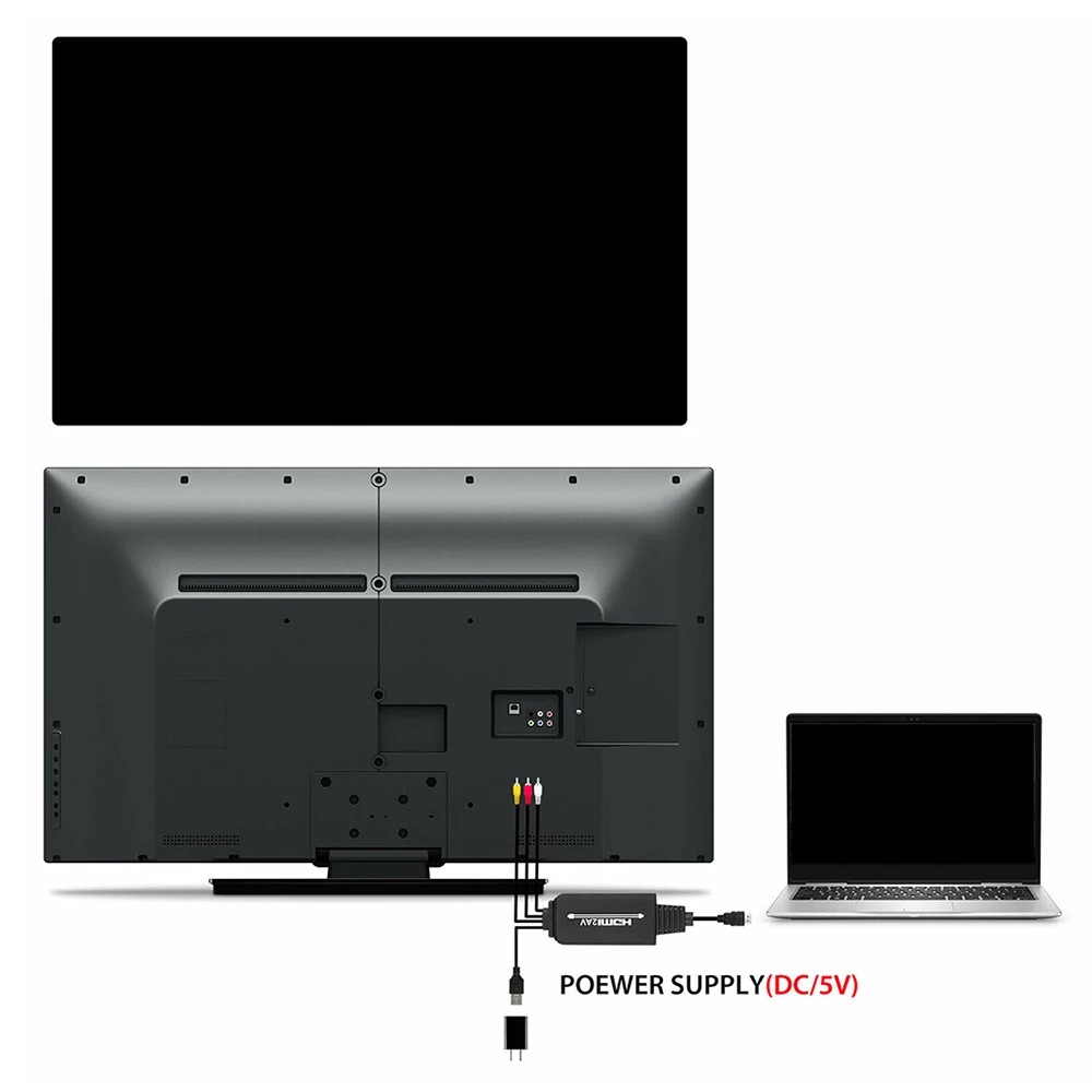 HDMI до 3 RCA/av-разъем видео адаптер для кабельного шнура Кабель конвертера для Amazon Fire Stick/xbox/PS4/PC/tv Box/проектор 1,8 m 1080P