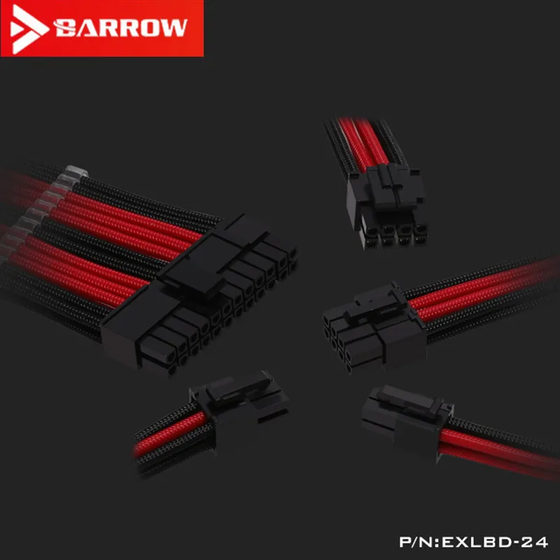 Barrow PC DIY модуль удлинитель питания 24pin материнская плата графическая карта 6 + 2pin