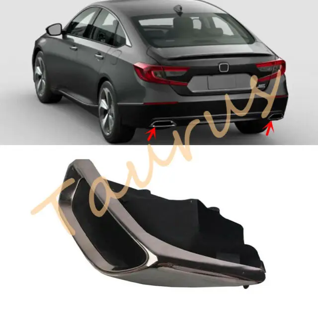 Для Honda Accord высокое качество левая и правая нержавеющая сталь хвост горло выхлопной трубы 2 шт