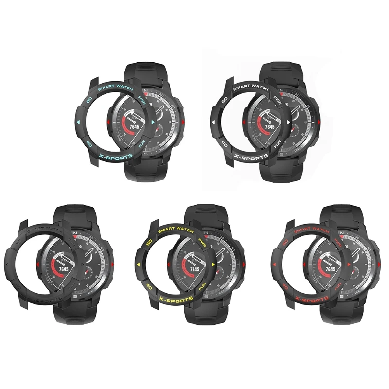 Anti-scratch TPU Watch Cover Case Protector Bumper Frame Shell for HONOR GS Pro Watch Case Smart Accessories 1 PC smart watch case