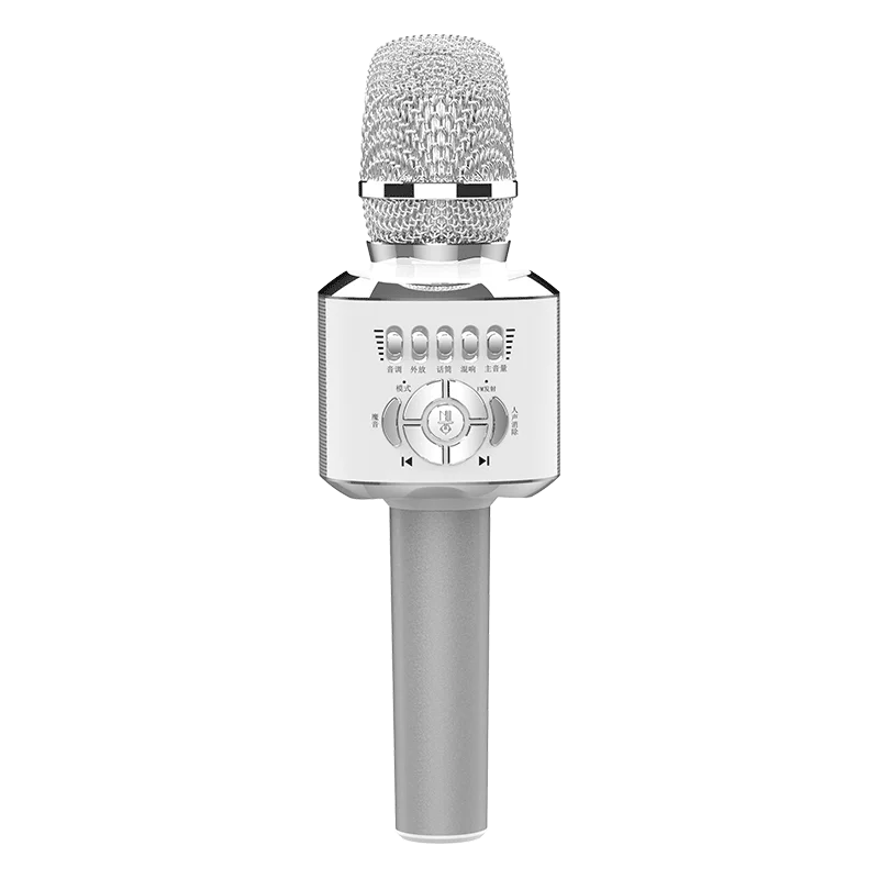 H31 студийная запись ручной профессиональный беспроводной Bluetooth караоке домашний микрофон для вечеринки Пение-рекордер динамик KTV пение