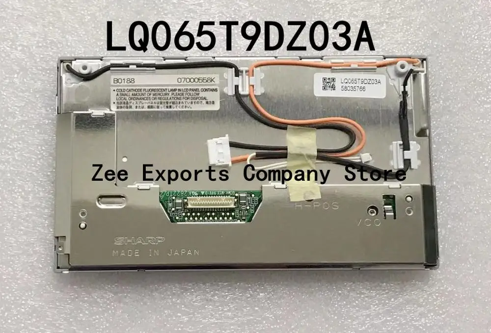 Display LCD 6,5 Pollici LQ065T9DZ03B / LQ065T9DZ03A Per Sharp - Testato Funzionante
