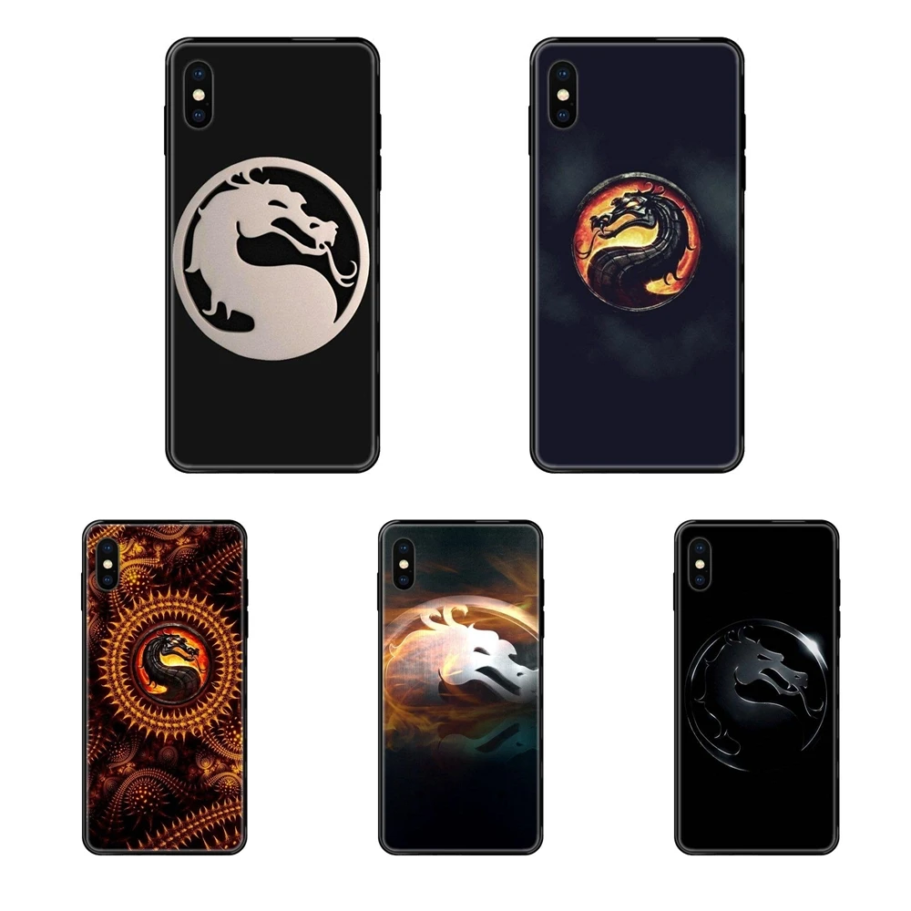 Mortal Kombat Sub Zero Logo Black Soft TPU 2020 New Arrival For Samsung Galaxy Note 4 8 9 10 20 Plus Pro Ultra J6 J7 J8 M30s | Мобильные