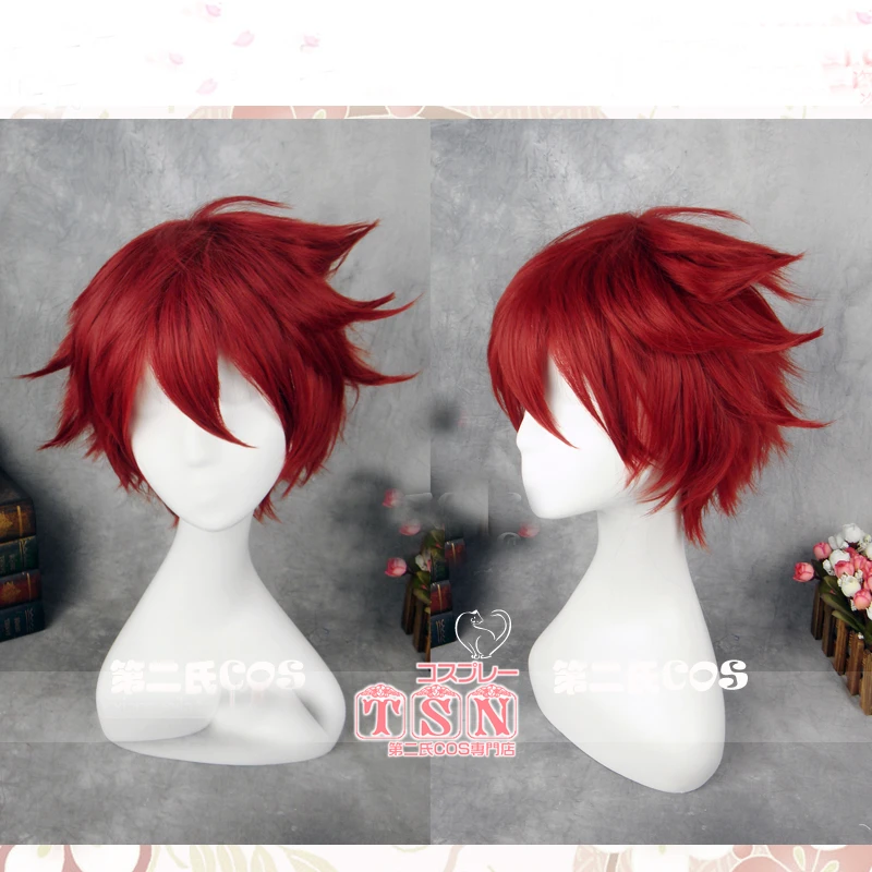 Gaara Cosplay Men Short Red Wig Cosplay Anime Cosplay Wig Heat Resistant Synthetic Wigs + Free Wig Cap goddess costume