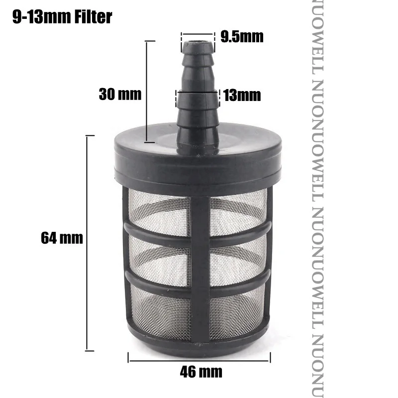2pcs 8~14mm Hose Pipe Filter Irrigation Pump Filters Sprayer Diaphragm Pump Absorbent Filtering Net Gaden Watering Strainer Mesh