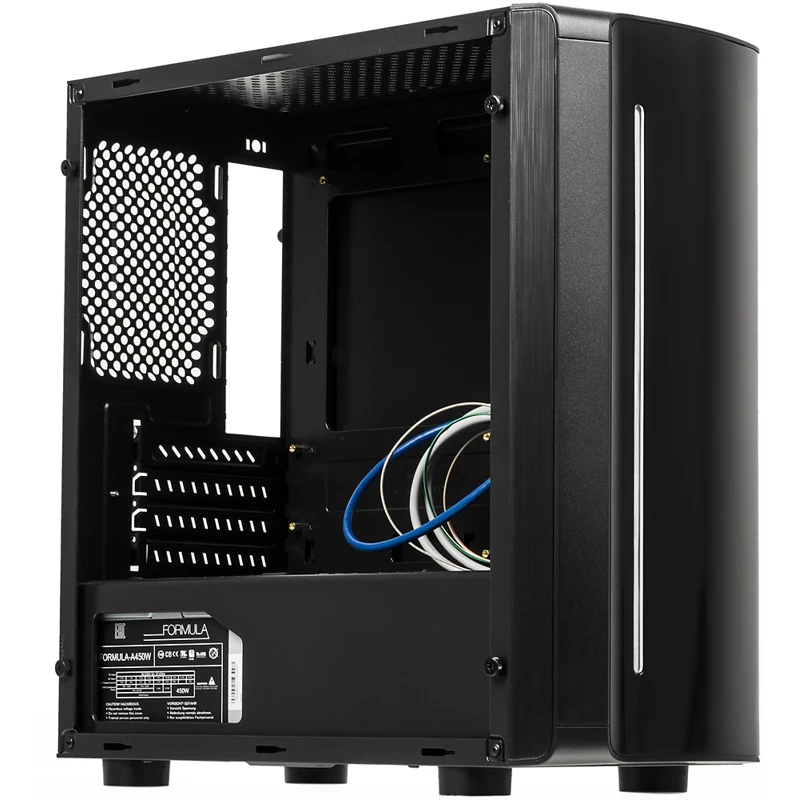 Корпус Formula FA-702B черный 450W mATX 6x120mm 2xUSB2.0 1xUSB3.0 audio bott PSU
