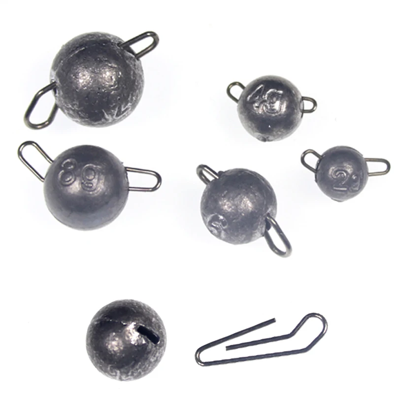 10 шт 2g 4g 6g 8g 12g круглая Форма Jig Head свинцовые глубокий с водными пулями для крючок