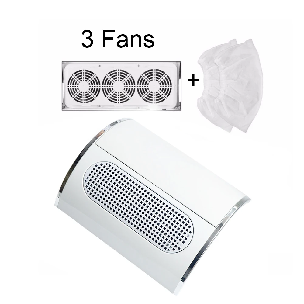 Billige 60 40W Starke Vakuum Saug Nail art Ausrüstung Einstellbare Geschwindigkeit Nagel Saug Kanal Sammler Fan Staubsauger Maniküre werkzeug