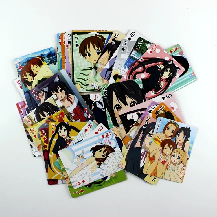 Anime K-ON! Hirasawa Yui Kotobuki Tsumugi Akiyama Mio Poker