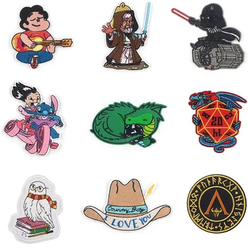 

G1032 Cartoon Iron on Patch Cute Embroidered Patches Sewing Applique Women Men Kids Accessory Diy Appliques Badges