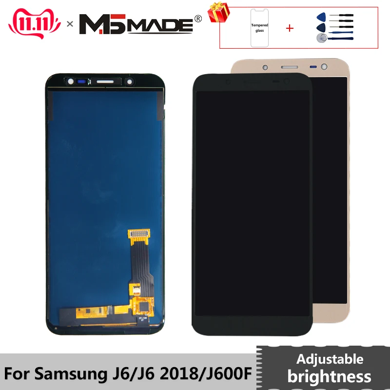 Скидка J600 ЖК дисплей для samsung Galaxy J6 J600F J600Y сенсорный экран для samsung J600G дисплей SM J600F J600FN ds Запчасти для сборки