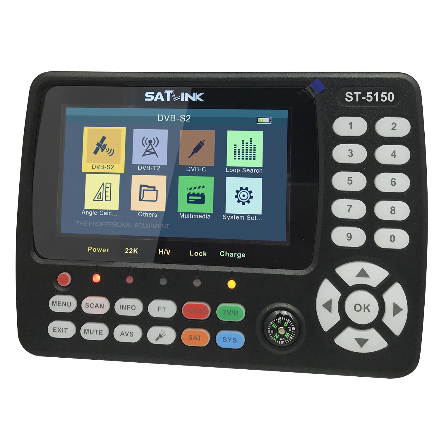 ЖК дисплей ST 5150/T2/C COMBO HD спутниковый прибор для обнаружения ТВ сигнала Цифровой