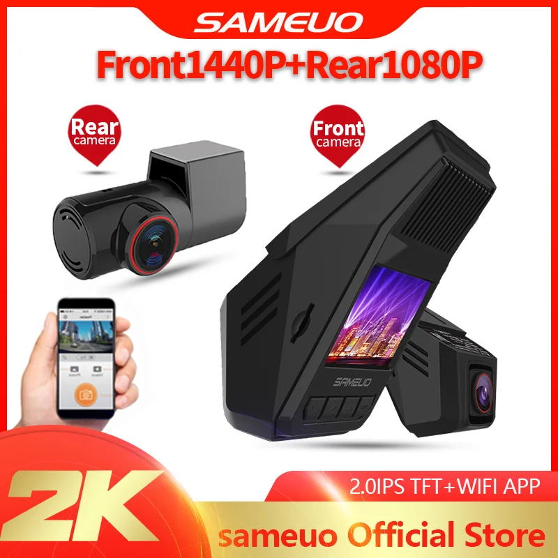 Автомобильный видеорегистратор SAMEUO usb камера для android тройной Двойной hd 1080p