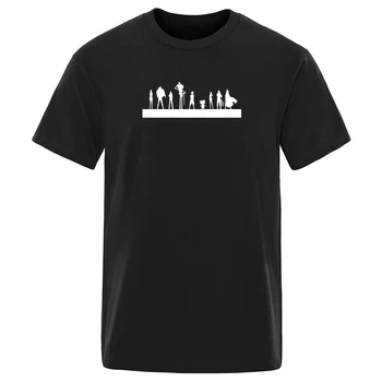 

One Piece Cartoon Print solid color tshirt summer Hip Hop streetwear t-shirts 2020 Hot sale Mens Anime Harajuku 100% cotton tops