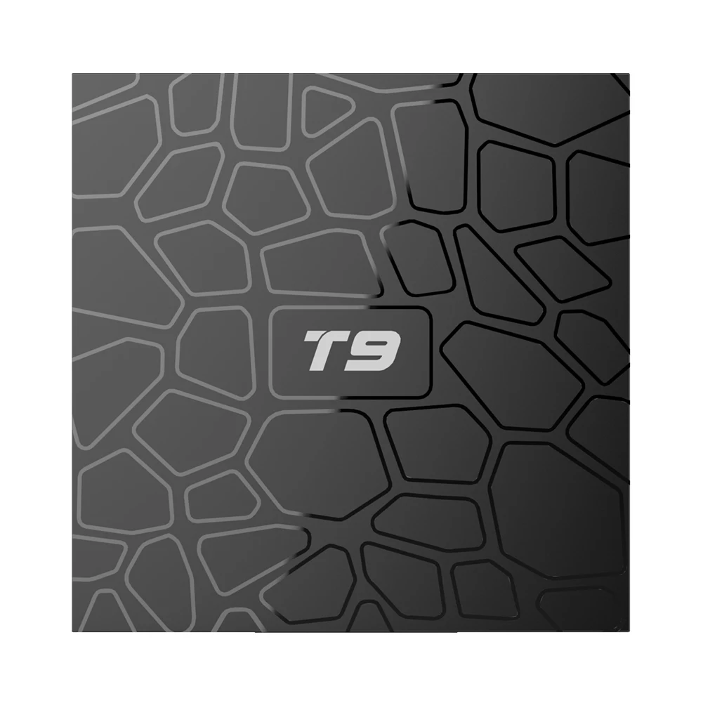 Android 9,0 ТВ приставка T9 Смарт ТВ приставка 4K четырехъядерный медиаплеер 4 Гб ram 32 ГБ/64 Гб rom 2,4G/5G двойной wifi USB 3,0 ТВ приставка телеприставка