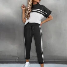 Женский спортивный костюм тренажерный зал тренировки фитнес спортивные футболки штаны для бега леггинсы костюм для бега Спортивная одежда для занятий йогой, комплект Женский спортивный костюм тренажерный зал тренировки фитнес спортивные футболки штаны для бега леггинсы костюм для бега Спортивная одежда для занятий йогой, комплект