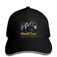 CNCO США World Tour Бейсболка унисекс snapback Кепка остроконечная