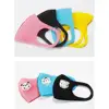 1pc Kids Anti Pollution PM2.5 Mask Breathing Valves Dust Respirator Cartoon Children Washable Reusable Face Masks Mouth Muffle 5