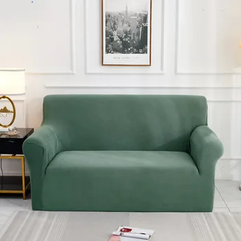 

Solid Color Elastic Sofa Slipcovers Stretch Sofa Covers For Living Room Furniture Protector Armchair Couch Cover Elastic