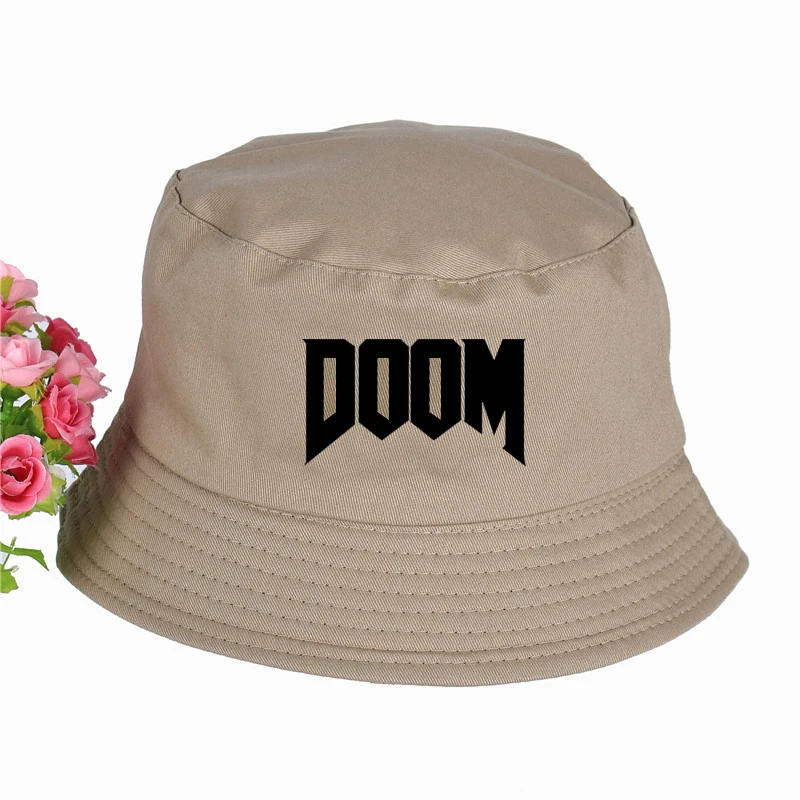 Новая мода Doom Панама, шляпа-Панама Летняя Спортивная Кепка солнцезащитный козырек рыболовные повседневные одноцветные шапки - Цвет: Хаки