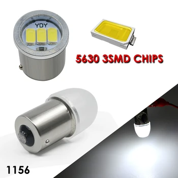 

2PCS 2019 NEW Brake Lights 1156 BA15S 1157 BAY15D 5630 3SMD strobe LED Bulbs Backup Lights Concave Lens led