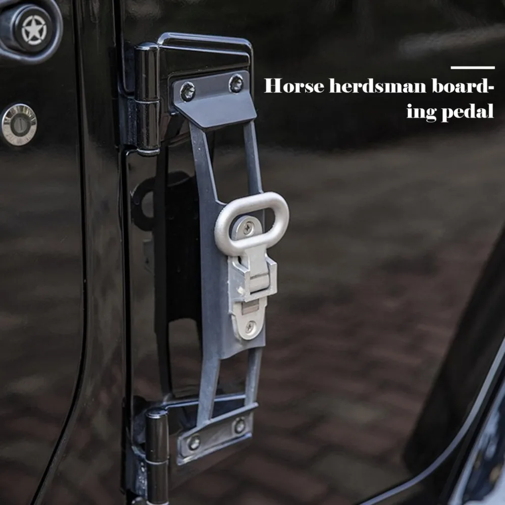 Car Pedal For Jeep Wrangler Car Door Pedal Side Door On The Roof Ladder Car Roof Pickup Foot Pedals Car Accessories