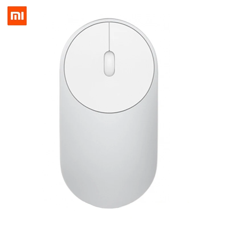 Оригинальная Xiaomi mi, беспроводная мышь, портативные игровые мыши 2,4 ГГц, WiFi, Bluetooth, 4,0, управление, подключение Alu mi nium, Сплав ABS - Цвет: Gray