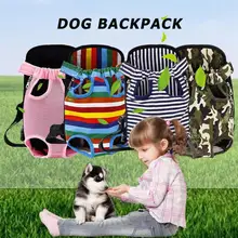 Новая дышащая Pet рюкзак-переноска для собак камуфляж Один плечевой ремень сумки для маленьких собак из сетчатой ткани на открытом воздухе Рюкзак Для Путешествий