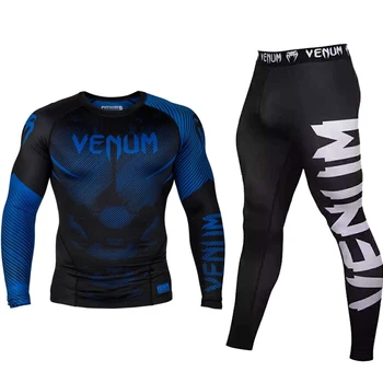 

T shirt sportwear suit mens MMA TRUNKS Sublimated print bjj boxing rashguard jiu jitsu gi rash guard breathable muay free ship