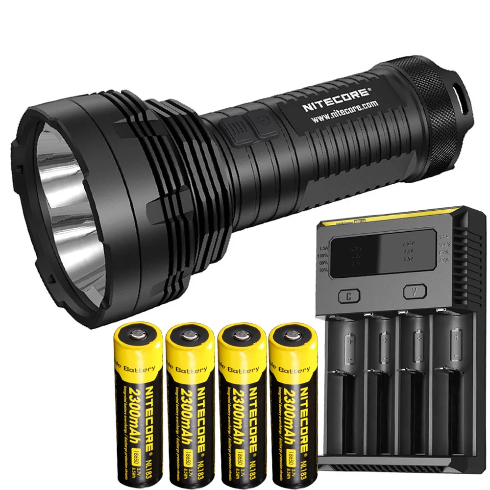 NITECORE TM16GT ручной фонарь 4* CREE XP-L HI V3 светодиоды Макс 3600 люмен дальность луча 1003 метров открытый поисковый фонарь - Испускаемый цвет: TM16GT NL1823 I4