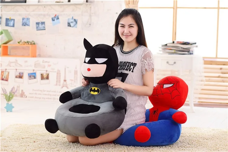 Cartoon Lazy Crayon Sofa Seat Kids' Sofa Superman Baby Nursery Plush Toys Tatami