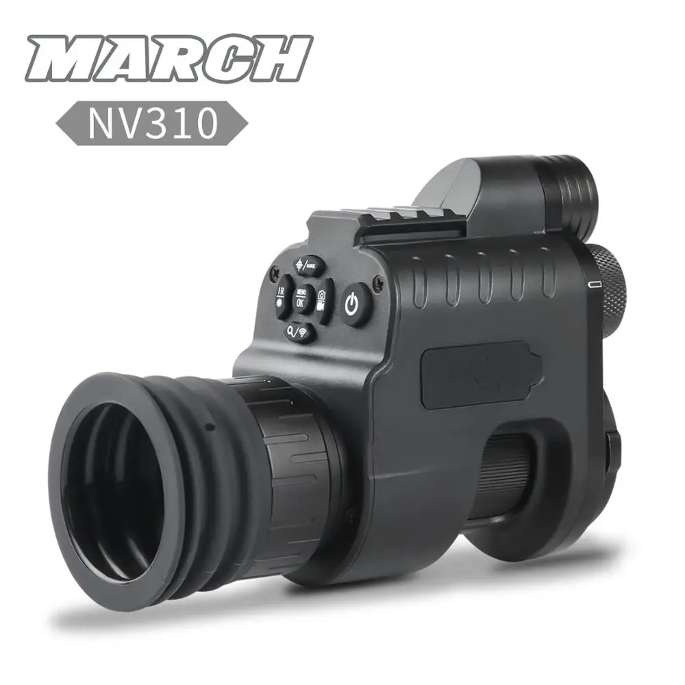 MARCH NV310 Hunting Digital Infrared Night Vision for Scope Monocular Camera Tactical Riflescope Air Gun Sight Rifle Telescope | Спорт и