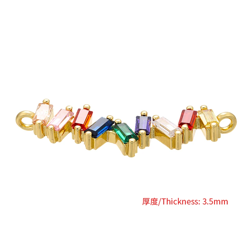 ZHUKOU Радуга лук Кристалл Разъем для женщин ожерелье серьги браслет DIY разъем ювелирные изделия Аксессуары Модель: VS425