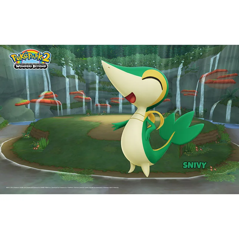 

Takara Tomy Pokemon Pokepark Snivy Snake Playmat Mat Board Game Adult Gaming Animal Pattern Design Mousepad