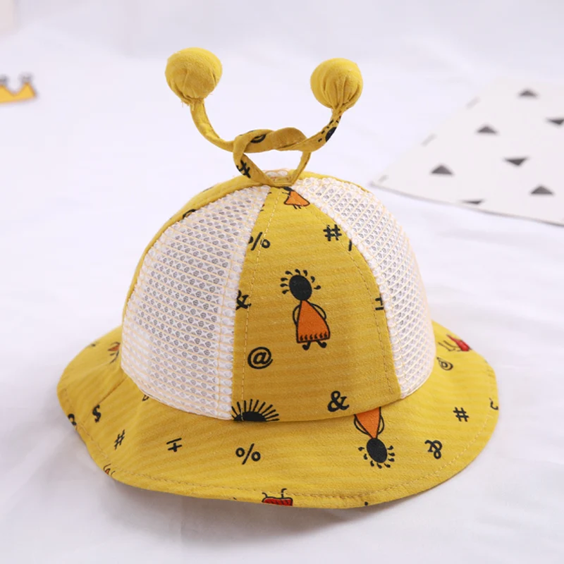 Baby Sun Hat Summer Breathable Cute Boy Girls Ren Knit Cap AliExpress