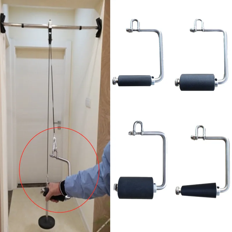 Arm Muscle Trainer Fitness Arm Training Table Handle L-Shaped Bar Wrist Forearm Strength Training Equipment Triceps Fitness Bar At Home Gym
