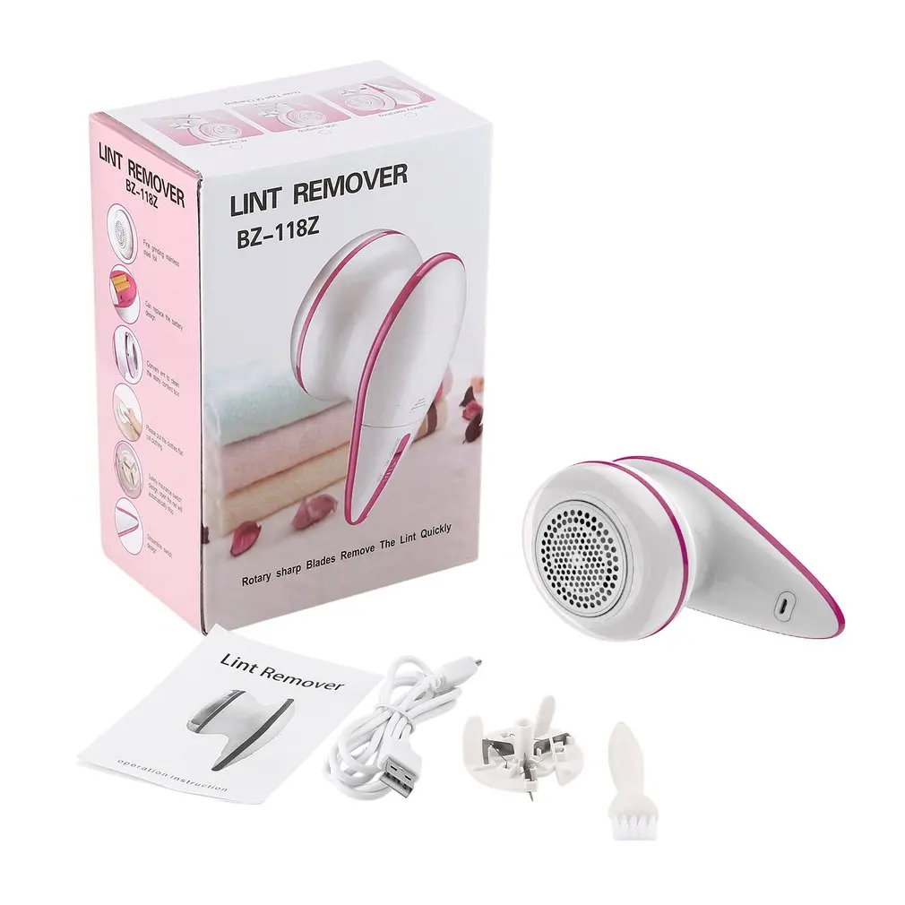 

Portable USB Rechargeable Lint Remover Battery Operated Fabric Shaver Sweater Shaver Clothes Shaver Remove the Bobbles