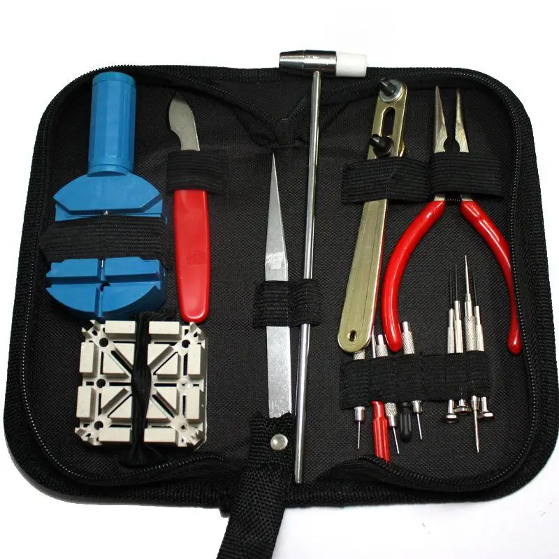 

16Pcs/set Watch Repair Tools Professional Watchband Disassemble Chain Case Opener Kit