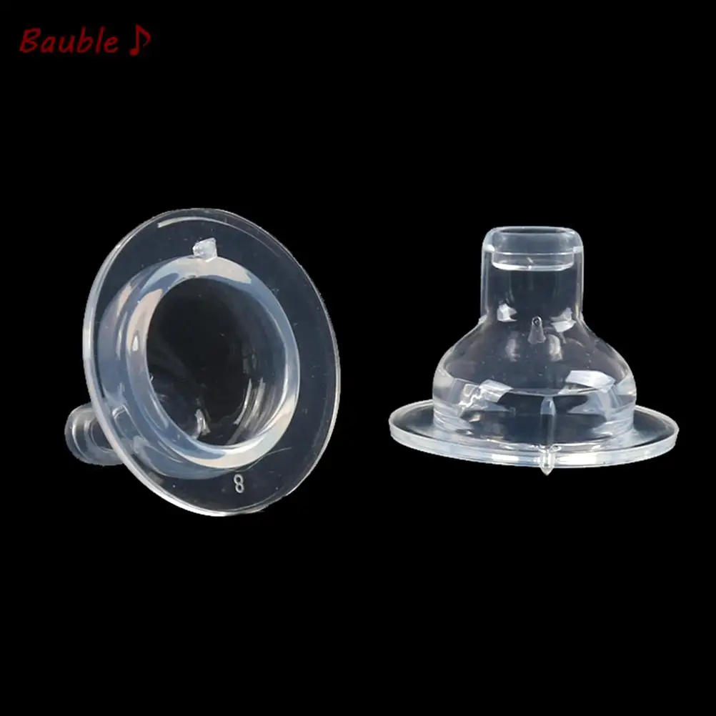 2PCS Hot Sell Baby Feeding Tools Silicone Duckbill Pacifier Wide Caliber Nipple Safety High Quality Safe material