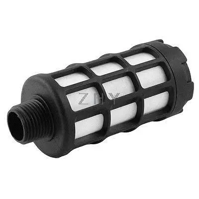 

21mm 1/2" PT Thread Cylinder Pneumatic Silencer Muffler Noise Absorb Deadener