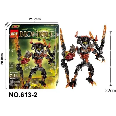 Bionicle Hero Factory 6 Marines Ekimu Msdk производитель Tahu Uniter Fire Umarak Разрушитель Pohatu Uniter Storm рисунок строительный блок игрушка - Цвет: 613-2