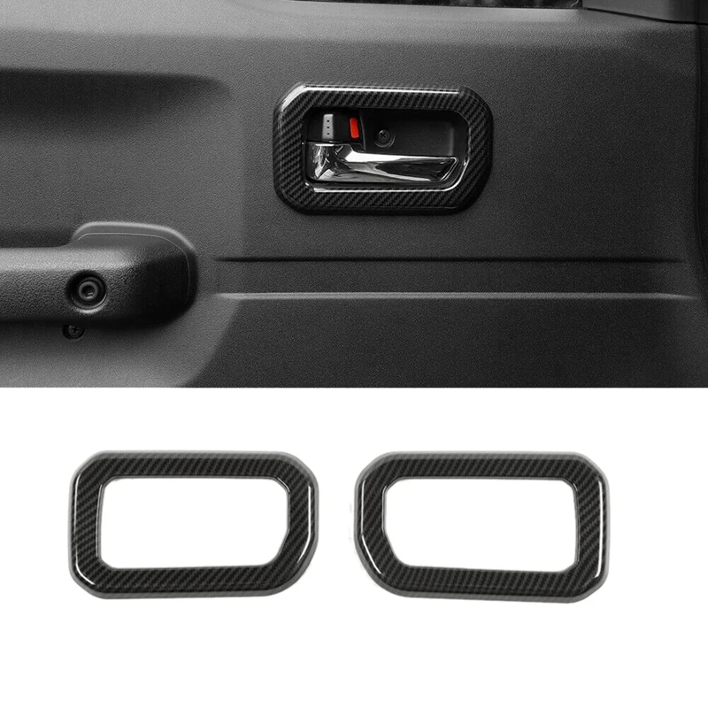Carbon Fiber Interior Door Handle Frame Trim for Suzuki Jimny 2019 2020 | Автомобили и мотоциклы