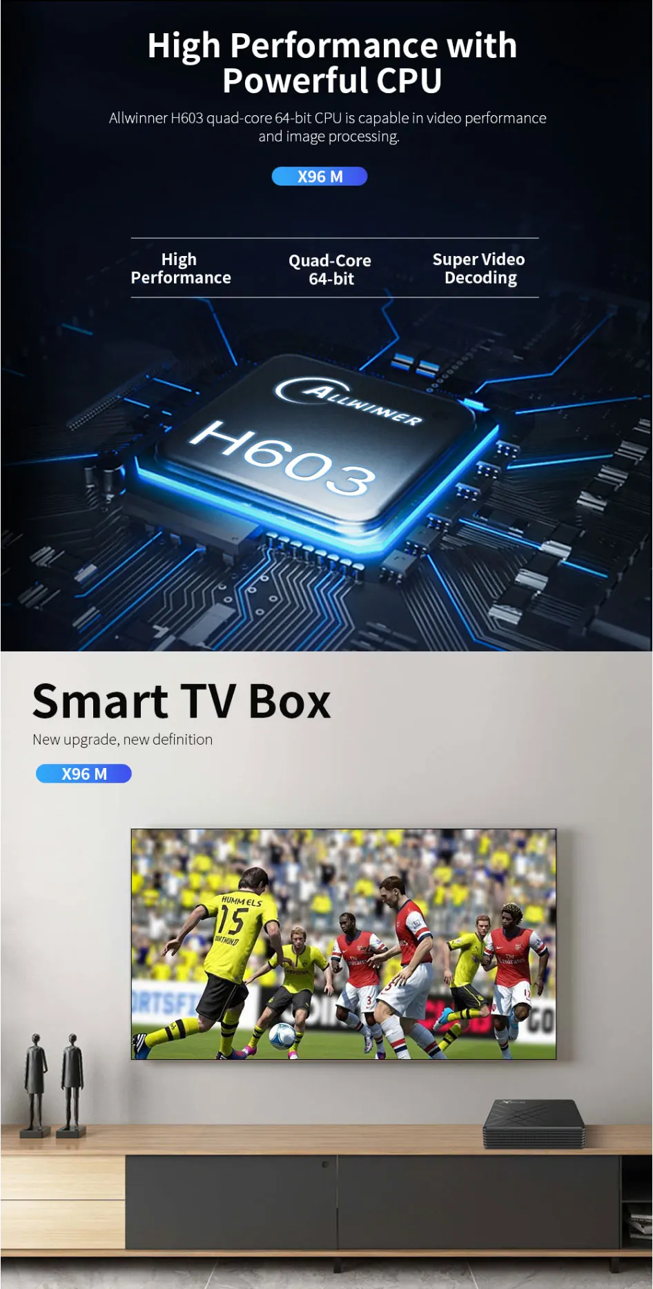X96 X96M Смарт ТВ приставка 4+ 32 ГБ приставка Allwinner H603 5G wifi bluetooth 4,0 Android 9,0 HDR 4K 6K 2,4 GHz MAX медиаплеер