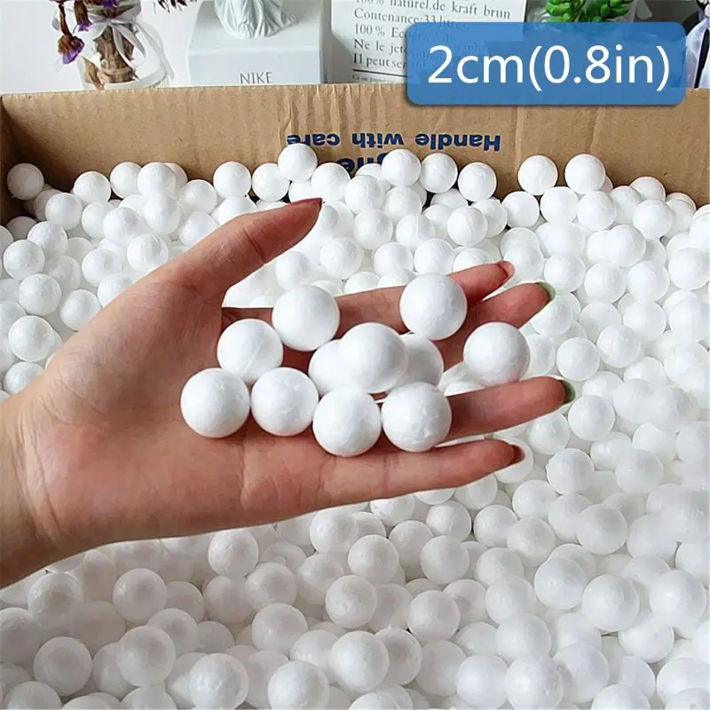 

50pcs Foam Ball Slime Addition Charms Beads DIY Slime Supplies For Fluffy Cloud Slime Clay
